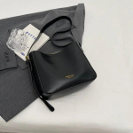 Retro vienspalviai kibiro krep&scaron;iai moterims 2024 m. pavasario PU odos moteri&scaron;kas Crossbody Bag senovinės rankinės ir piniginės juoda
