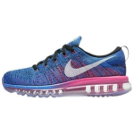 Nike Flyknit Max moteri&scaron;ki sportbačiai, mėlyni, &scaron;vytintys rožiniai, juodi ir rožiniai, 620659-014 39