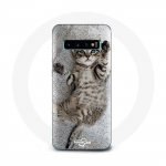 Dėklas Samsung Galaxy S10 Mielas Bengalijos kačiukas