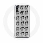 Coque pour Huawei P20 Lite Statue fond gris pilka