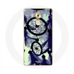 Coque pour Huawei Mate 8 Attrape R&ecirc;ve violet gris et Noir