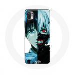 Coque pour Xiaomi Redmi Note 10 5G Tokyo Ghoul Visage Moiti&eacute;