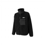 Puma Winterized Solid Logo su užtrauktuku vilnos striukė Unisex vir&scaron;utiniai drabužiai juoda 539707-01 XXL
