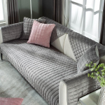 Sofos pagalvėlė pliu&scaron;inė žieminė stora neslystanti sofa pagalvėlė sofos rank&scaron;luostis flanelinė pagalvėlė universali sofos dekoravimo užvalkalas 70x180cm
