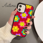 Puikus Smiley telefono dėklas, skirtas iPhone 11 12 13 14 Pro Max mini X XR XS SE 2020 5 6S 7 8 Plus Samsung Galaxy S21 S22 dangtelis iPhone 6plus