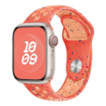 Originalus sportinis dirželis Apple Watch Band Ultra 2 49mm 45mm 44mm 42mm 38mm spalvotų dalelių guminė juosta, skirta IWatch 9 8 7 6 5 SE For 38mm 40mm 41mm