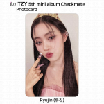 ITZY 5-asis mini albumas &bdquo;Checkmate&ldquo; Oficiali nuotraukų kortelė &bdquo;Clear Card&ldquo; speciali kortelė KPOP Ryujin - #04