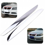 2vnt priekinis buferis vir&scaron; inkstų grotelių gaubto dangčio apdaila, chromas ABS 51137117242 skirtas BMW 3 serijos E90 E91 2006-2008 m.