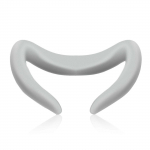 Patogi VR silikoninė akių kaukė l Quest3 ausinių sąsajos Patogios ir veido dangtelio &scaron;viesos blokatoriai pilka