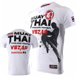 Vyri&scaron;ki Muay Thai mar&scaron;kinėliai vasarai, kvėpuojantys, greitai džiūstantys, bėgiojimui, fitnesui, sportui, trumpomis rankovėmis, lauko, boksui, imtynėms, sportiniai kostiumai S
