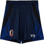 Y-3 raidžių logotipas spausdinimas laisvo kirpimo &scaron;ortai vyri&scaron;ki &scaron;ortai ra&scaron;alo mėlynumo IU0958 L