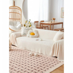 Pliu&scaron;inis sofos užvalkalas žieminis dvipusis aksominis kremas, apsaugantis nuo kačių įbrėžimų sofos užvalkalas Visas dangtis pagalvėlės užvalkalas 180*130cm