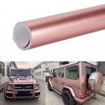 Matinis metalinis rožinis aukso spalvos vinilo apvyniojimas automobilinei plėvelei PVC lipdukai Lipdukai lak&scaron;tai Telefono ne&scaron;iojamojo kompiuterio lipdukas Nenuleidžiamas ore