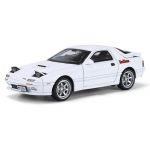 1/32 mastelio &bdquo;Mazda RX7 FC INITIAL D&ldquo; lydinio automobilio modelis, metalinis žaislinis automobilis su garsu ir &scaron;viesomis, žaislai berniukams ir vaikams balta