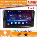 &bdquo;Android&ldquo;, skirta &bdquo;Mercedes Benz&ldquo; ML GL W164 ML350 ML500 GL320 X164 ML280 GL350 GL450 Automobilio radijo grotuvo navigacija Nr. 2 din DVD 5G &bdquo;Wi-Fi&ldquo; 4 core 1GB+32GB carplay