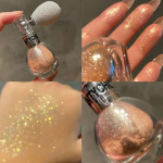 &bdquo;Highlighter&ldquo; pur&scaron;kiamoji pudra Ilgalaikė &bdquo;Blizganti&ldquo; blizganti blykstė, atspari vandeniui ir nei&scaron;tepusi visų tonų odai Blizgantis veido ir kūno ap&scaron;vietimas 02#