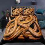 3D gyvatės antklodės komplektas vaikams berniukams paaugliams žalia gyvatė antklodė 140X210cm 2PCS