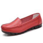 Loafers moterims Pavasariniai dideli moteri&scaron;ki plok&scaron;čiapadžiai batai vidutinio amžiaus ir vyresnio amžiaus mamoms Korėjos stiliaus moteri&scaron;ki batai 35
