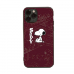 SM4 Snoopy animacinių filmukų juodas mink&scaron;tas dėklas iPhone 16 15 Plus 14 13 Pro 8 SE XR XS Max P30 Nova 5T Y5P Y6 Y7 Y8P Y9 Realme C30 C33 C31 VIVO Y36 V27 VIVO Y10 4G juodmedis