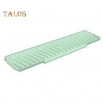 Mai&scaron;ytuvo kriauklės purslų apsauga silikoninis vandens i&scaron;leidimo kilimėlis, skirtas virtuvės kriauklei, neslystančiam vandens gaudytojui su dryžuotais grioveliais