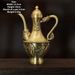 Žalvarinis drakonas Feniksas &Scaron;imtas palaiminimų Penki Jaučiai A&scaron;tuoni nemirtingieji Dvigubas drakonas Varinis Puodas Namams Prakti&scaron;kas papuo&scaron;alas bronzos dirbiniai