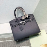 Nauja rankinė su i&scaron;orine siūle, platininė rankinė, natūrali oda, delno ra&scaron;tas, moteri&scaron;ka, didelės talpos, universali, vienos peties, crossbody rankinė 30x14x24cm strapless