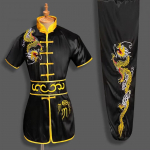 Kini&scaron;ki vyri&scaron;ki moteri&scaron;ki siuvinėti drakonai Kung Fu Tai Chi sportiniai &scaron;varkai ir kelnių komplektai 100cm