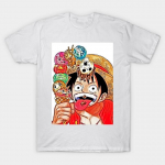 Mar&scaron;kinėliai Moteri&scaron;ki Strawhats Ice Cream Harajuku Print Kawaii mar&scaron;kinėliai vasariniai trumpomis rankovėmis moteri&scaron;ki mar&scaron;kinėliai Top Tee S rožinė