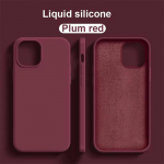Originalus telefono dėklas, skirtas iPhone 11 12 13 14 15 16 Pro Max Prabangūs skysto silikono dėklai, skirti 7 8 Plus X XS XR smūgiams atsparus mink&scaron;tas dangtelis iPhone 11