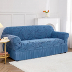 1 vnt. storas katjoninis sofos užvalkalas, neslystantis, apimantis visą, apsauga nuo dulkių, vienvietis, dvivietis, trivietis, elastingas, apimantis visą, apsauga nuo dulkių 3-Seater-190-230cm