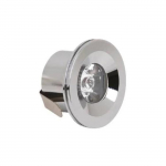 Mini įleidžiamas LED ta&scaron;kinis &scaron;viestuvas 1W (8W) 4200K chromas sidabras