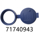 1x Priekinio stiklo ploviklio bakelio dangtelis tinka Fiat Bravo 2007-2015/ 500 2012-2018/Croma 2005-2010 #71740943/ 643244 Mėlyna plastikinė dalis CHINA
