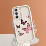 Mink&scaron;tas silikoninis kvadratinių kopėčių spausdinimo ra&scaron;tų telefono korpusas, pilnas dangtis, fotoaparatas, atsparus smūgiams, guminis dėklas, skirtas Samsung Samsung M32 balta
