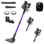Belaidis dulkių siurblys Vactidy V8 Pro, 25 kPa galingas siurbimas, cikloninio filtravimo sistema, 500 ml dulkių puodelis, LED jutiklinis ekranas V8 Pro