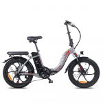 Fafrees F20 Sulankstomas Elektrinis Dviratis, 250W, 36V 16Ah, Shimano 7-Pavarų, 20 Padanga, LCD ekranas, IP54, Lengvas Elektrinis Dviratis Miestui ir Važinėjimui į Darbą 36V 250W 16Ah pilka