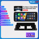 Hizpo Android 14 a&scaron;tuonių branduolių i&scaron;maniosios automobilio sistemos palaiko Carplay Android Auto Mercedes Benz C-Class W205/GLC X253 2015-2018 NTG 5.0 i&scaron;manųjį ekraną HC2 2G 32G