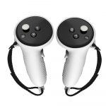 Apsauginis dangtelis rankenai Meta Quest 3 valdikliui Silikoninis dėklas Apsauga Rankena Svirtelė Apsauga nuo kritimo Oculus Quest 3 priedams violetinė