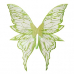 Fėjų sparnai mergaitėms moterims organzos angelo sparnai Helovino drugelio cosplay kostiumas cosplay vakarėlio aksesuaras kava