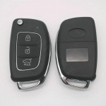 Automobilio rakto dangtelio dėklas Raktų dėklas Fob Shell nuotolinio valdymo pulto keitimas, skirtas Mistra Hyundai Solaris Ix35 Ix45 Verna Santa 3-Button