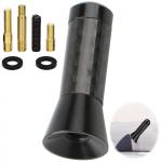 Automobilio radijo antena Trumpa antena automobiliui AM/FM Trumpa antena (Juoda/3,5 cm) Didelio jautrumo stiebas juoda