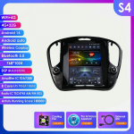 Ossuret 9.7 AI Android Automobilio Radijas Multimedia Vaizdo Grotuvas I&scaron;manusis Auto Stereo 4G, skirtas Nissan Juke 2011-2018, Infiniti ESQ 2014-2019, GPS Carplay S4 8Core 4G 32G AI