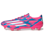Adidas Adizero F50 Ghosted HybridTouch FG Memory Lane Vyri&scaron;ki sportbačiai Rožiniai Saulės Mėlynumo Debesų Baltumo FX0268 43⅓