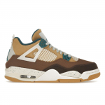 Air Jordan 4 Retro GS Cacao Wow Vaikų Sportbačiai Ruda Geoda-Turkio Ale-Ruda FB2214-200 36
