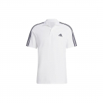 Adidas Siuvinėtas Logotipas Pusiau Mygtukų Trumpomis Rankovėmis Polo Mar&scaron;kinėliai Vyri&scaron;ki Vir&scaron;utiniai Drabužiai Balti IC9312 XXXL