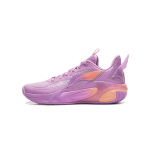 Li Ning Vaikų Krep&scaron;inio Vėjo &Scaron;e&scaron;ėlis 2.0 Paprasti Madingi Universalūs Klasikiniai Krep&scaron;inio Batai Vaikų Krep&scaron;inio Batai Jazminų-Violetinė YKBV032-13 33