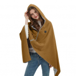 &Scaron;ildomas skara-apklotas USB maitinamas &scaron;ildomas &scaron;alikas moterims Elektrinis pledas Ne&scaron;iojamas belaidis &scaron;ildomas pledo krep&scaron;ys su 3 &scaron;ildymo nustatymais kava