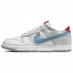 Nike Dunk Low patogūs ir universalūs žemi krep&scaron;inio/riedlenčių batai unisex sidabriniai ir mėlyni HF0391-001 36.5