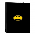 4 žiedų aplankas - Safta - BATMAN GAME OVER - 26,5x33 cm - Juodas - Kietas vir&scaron;elis - A4 formatas - Universalus juoda
