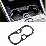 Anglies pluo&scaron;to ABS skirtas BMW 3 serijos G20 G28 + puodelių laikiklio apdailos rėmo apdailos priedai Carbon fiber abs