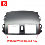 Skirta Toyota Corolla Altis 2007 2008 2009 2010 2011 2012 2013 Centrinės panelės Oro kondicionieriaus centrinio oro i&scaron;leidimo angos grotelių dangtelis B model